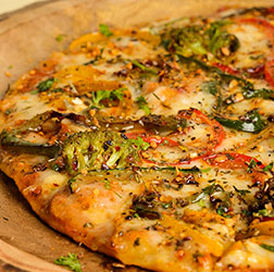 Exotic veg pizza